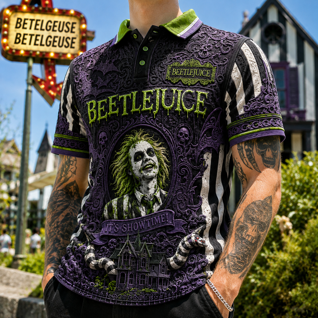 PREMIUM BTJ EMBOSS POLO SHIRT NTVA