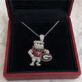 GGBD Solid Gold Chain with Diamond Pendant HTTT