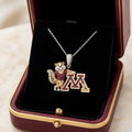 MGG Solid Gold Chain with Diamond Pendant HTTT