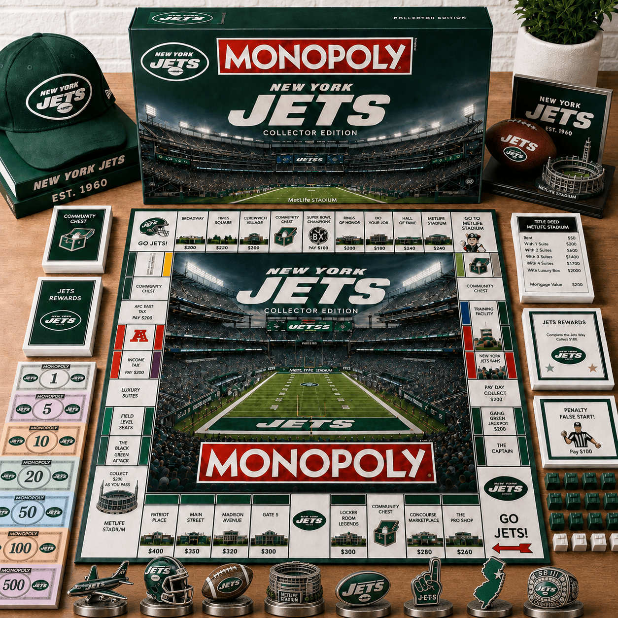 Premium NYJ Board Game TTTT