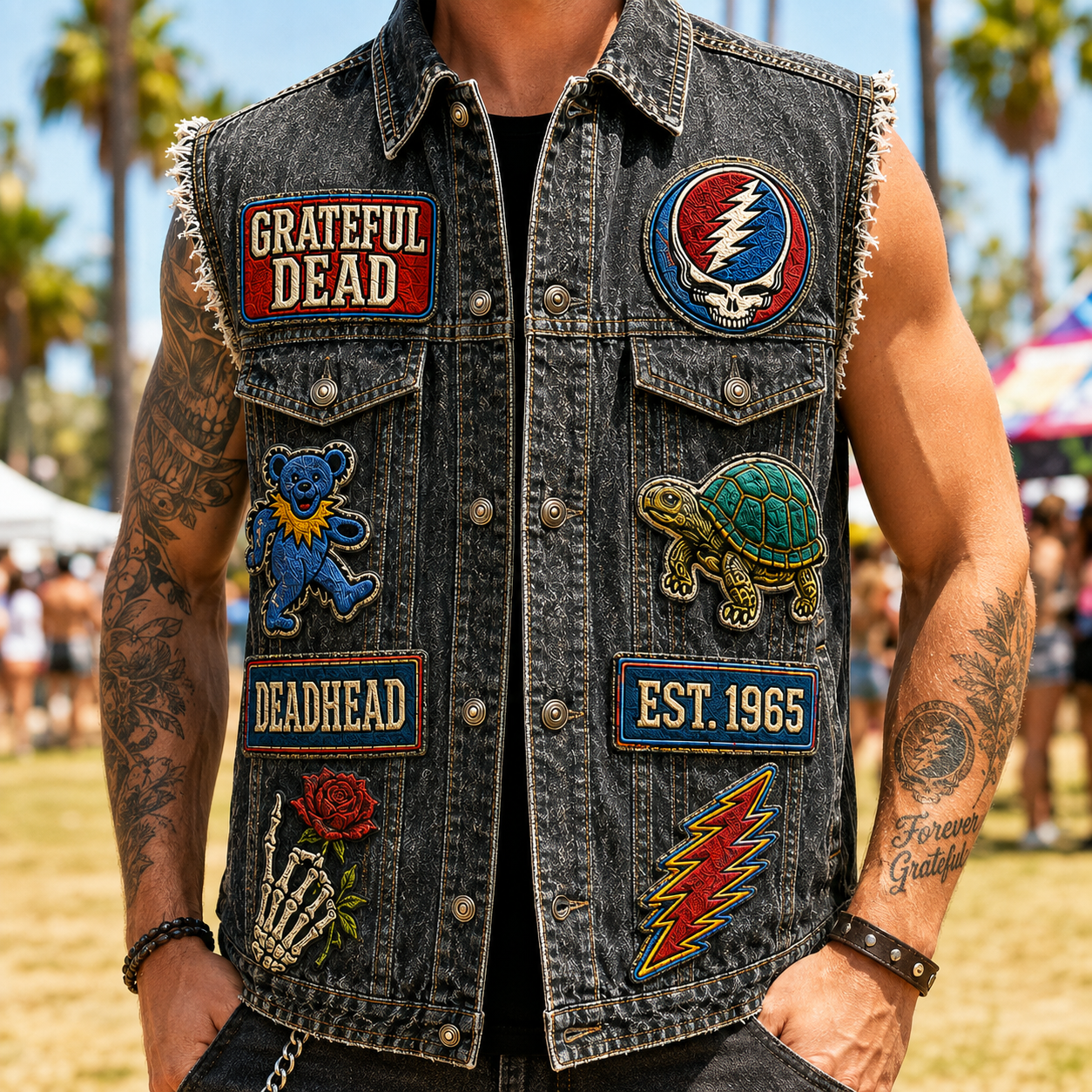 GRFD PREMIUM DENIM VEST NTVA