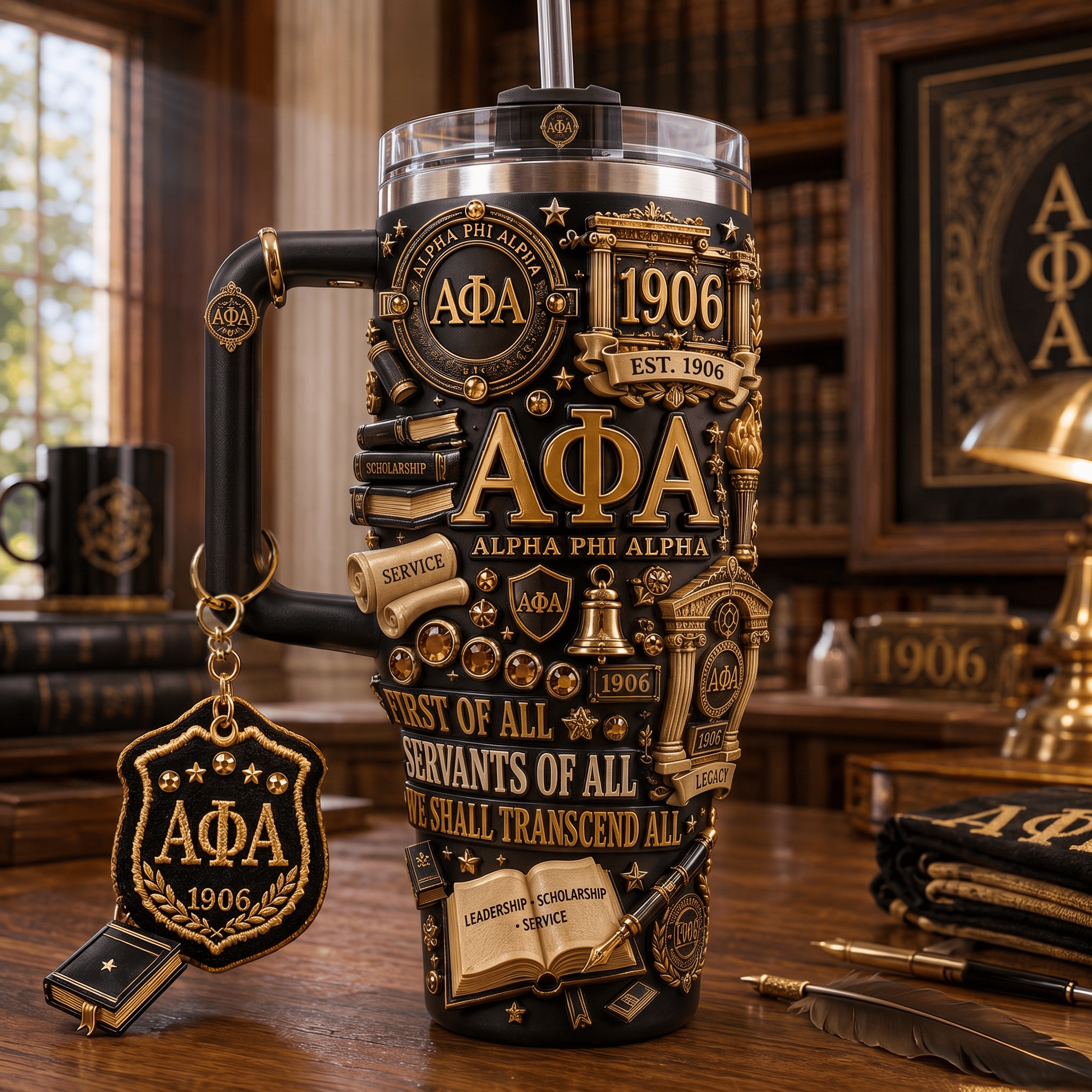 APA 40oz Tumbler With Handle HTTT