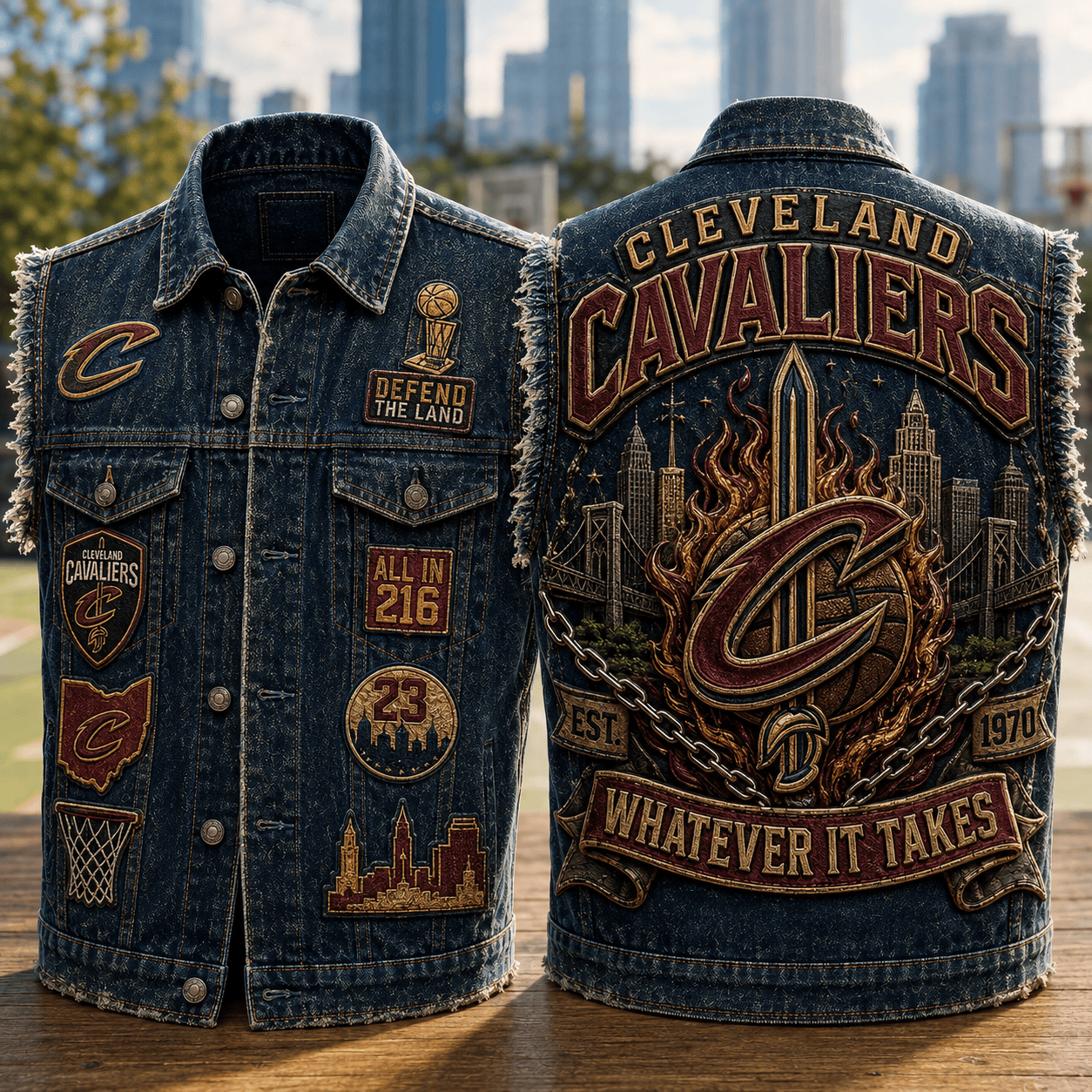 CVLR PREMIUM DENIM VEST NVH