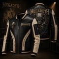 Premium MGD Leather Zipper Jacket PVNA