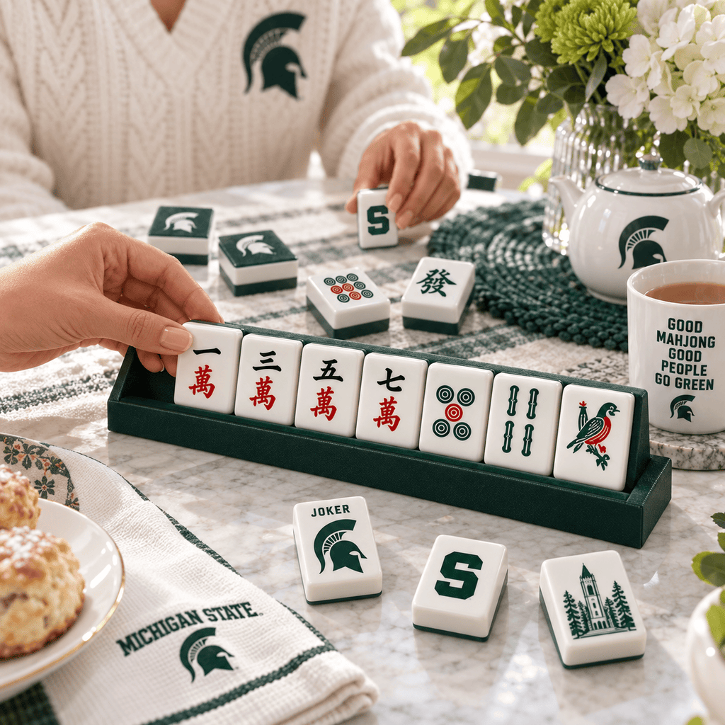 Premium MSU Mahjong Tiles Set TNSM
