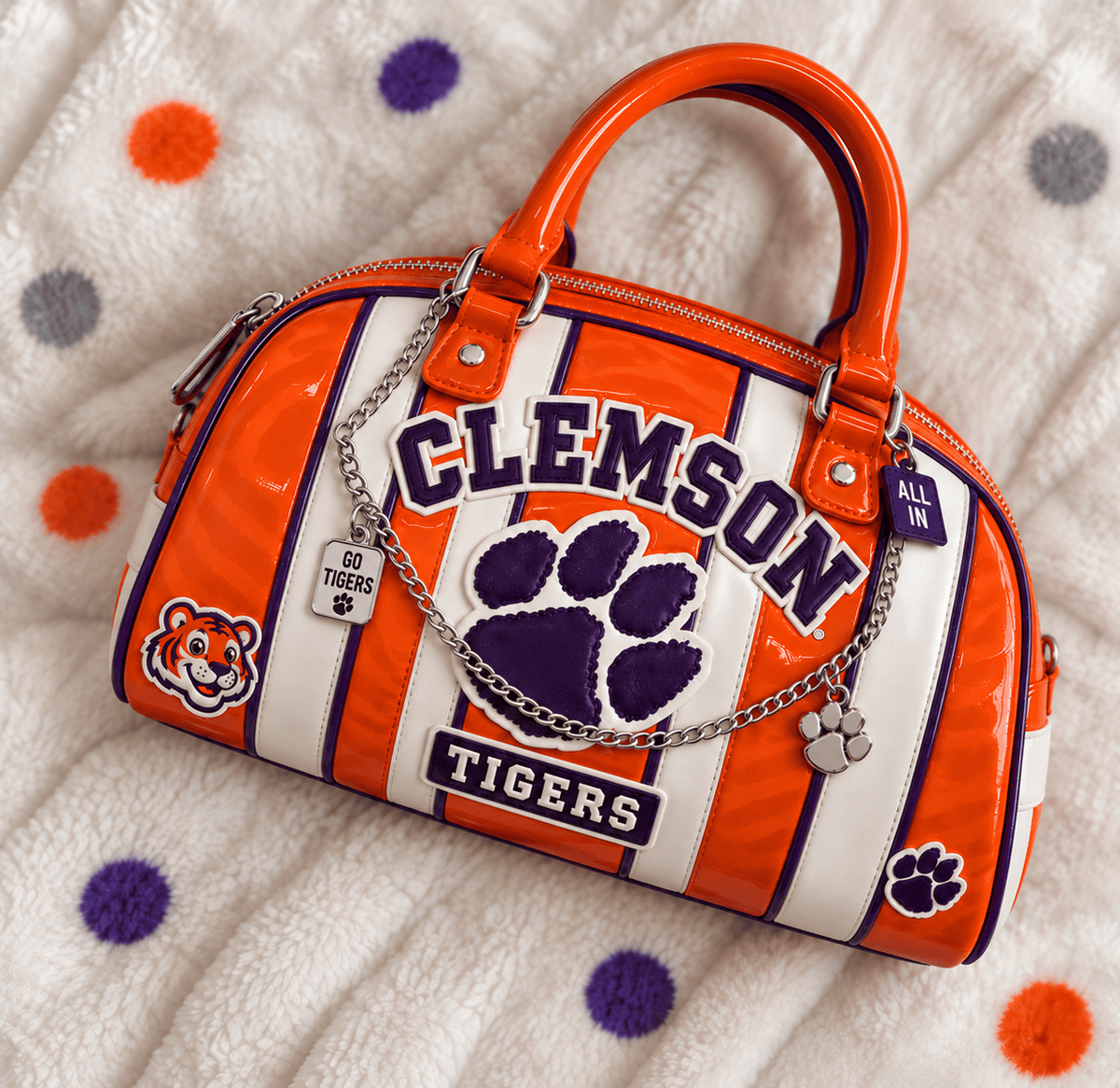 CTFB Patent Leather Handbag NTKO