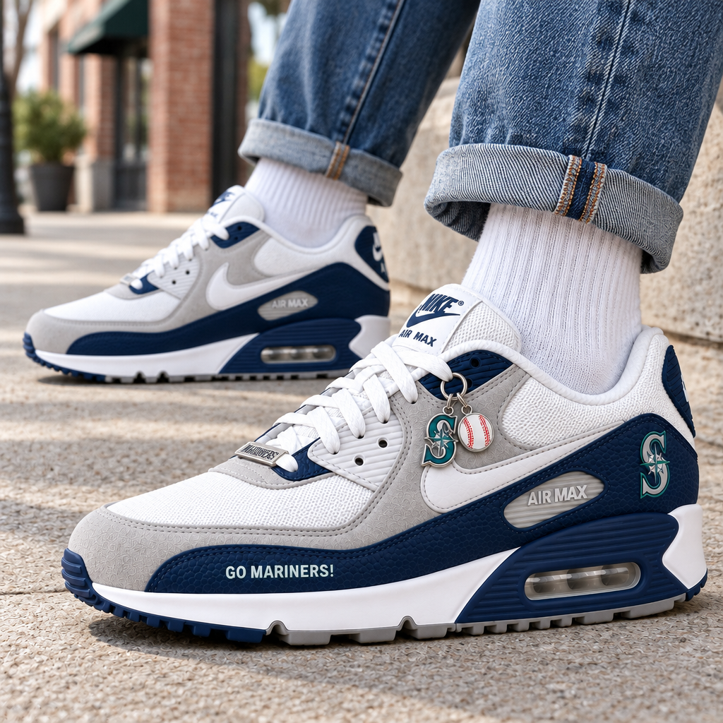 Seattle Mariners Premium Low-Top Sneakers