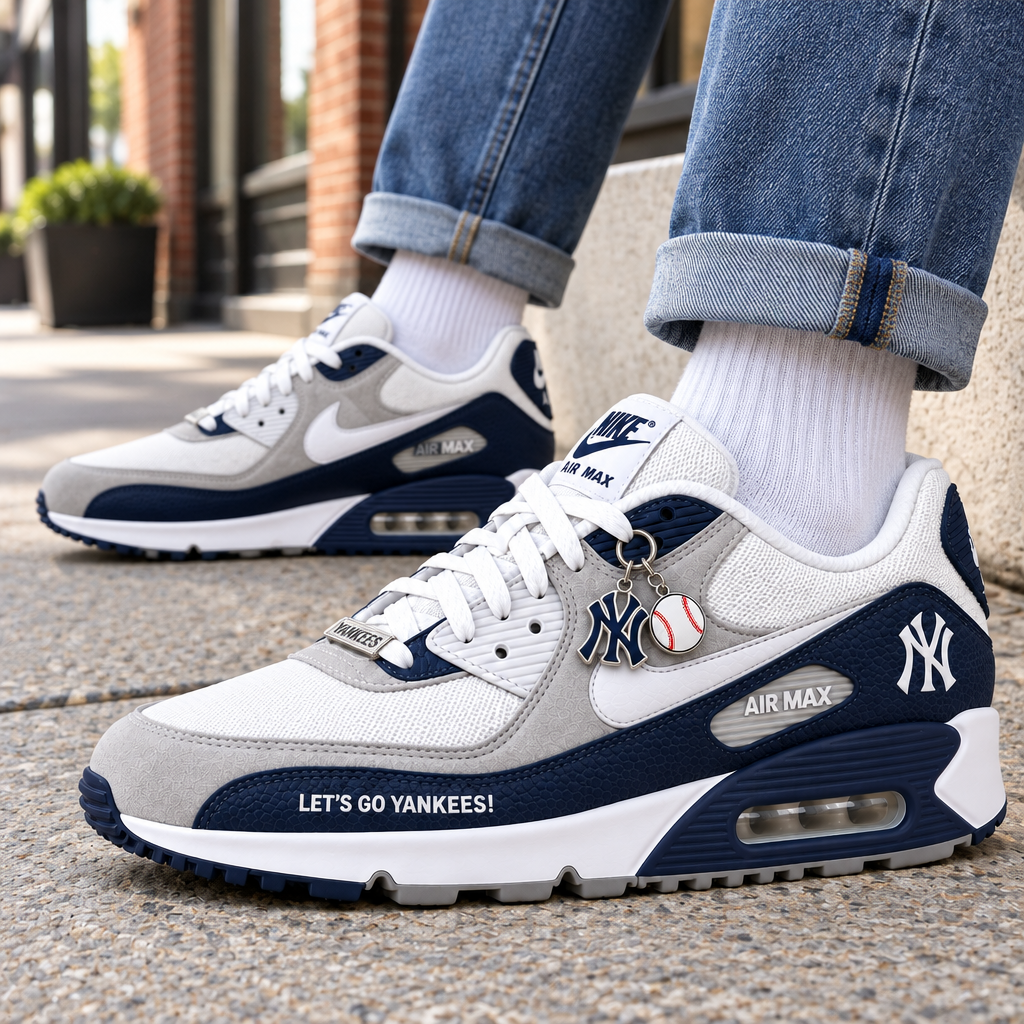 New York Yankees Premium Low-Top Sneakers
