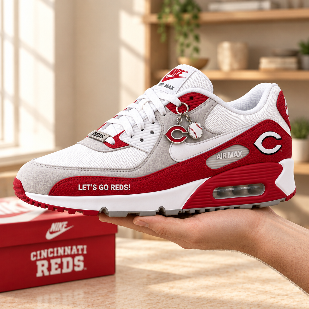 Cincinnati Reds Premium Low-Top Sneakers