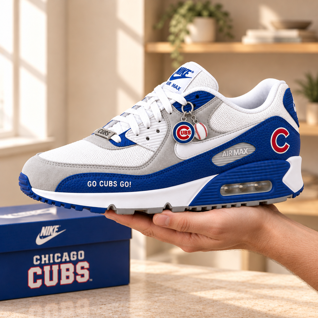 Chicago Cubs Premium Low-Top Sneakers