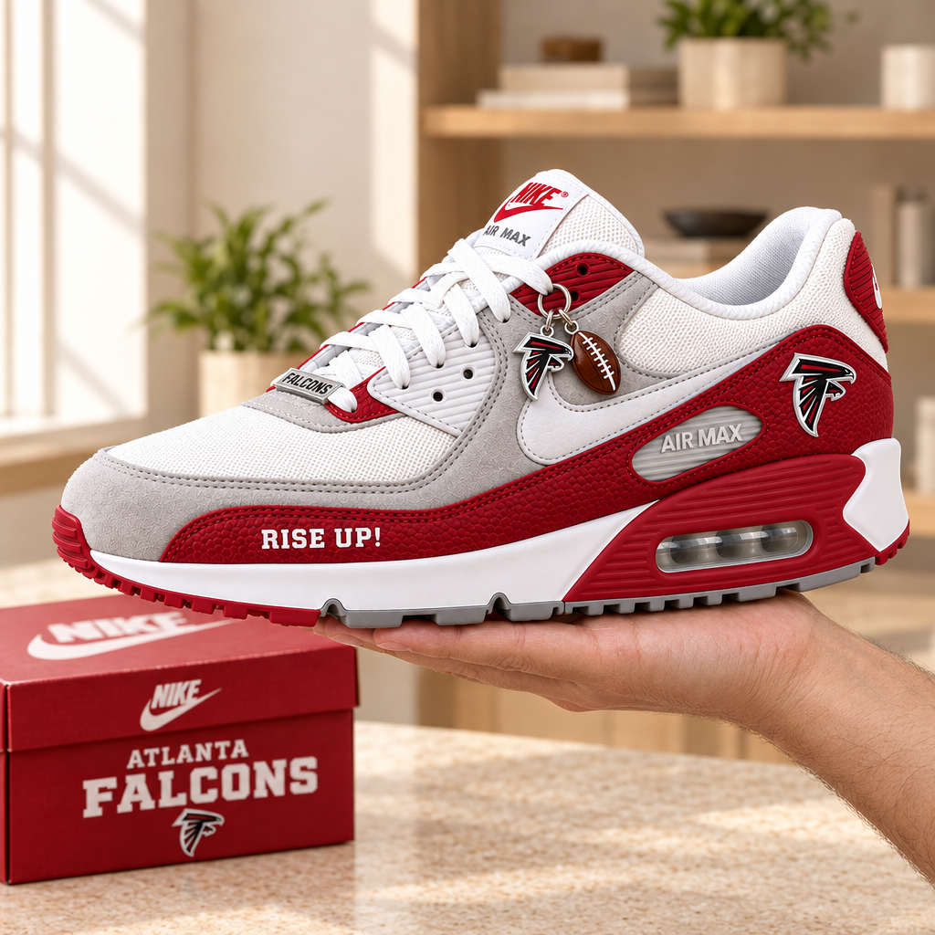Atlanta Falcons Premium Low-Top Sneakers