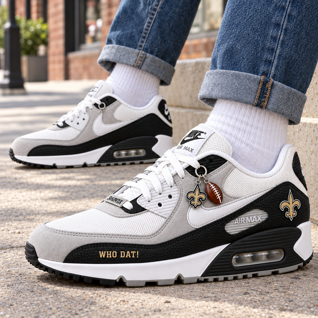 New Orleans Saints Premium Low-Top Sneakers