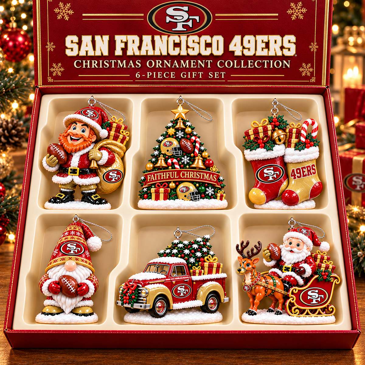 SF49 Premium Christmas Tree Ornament Set TMH