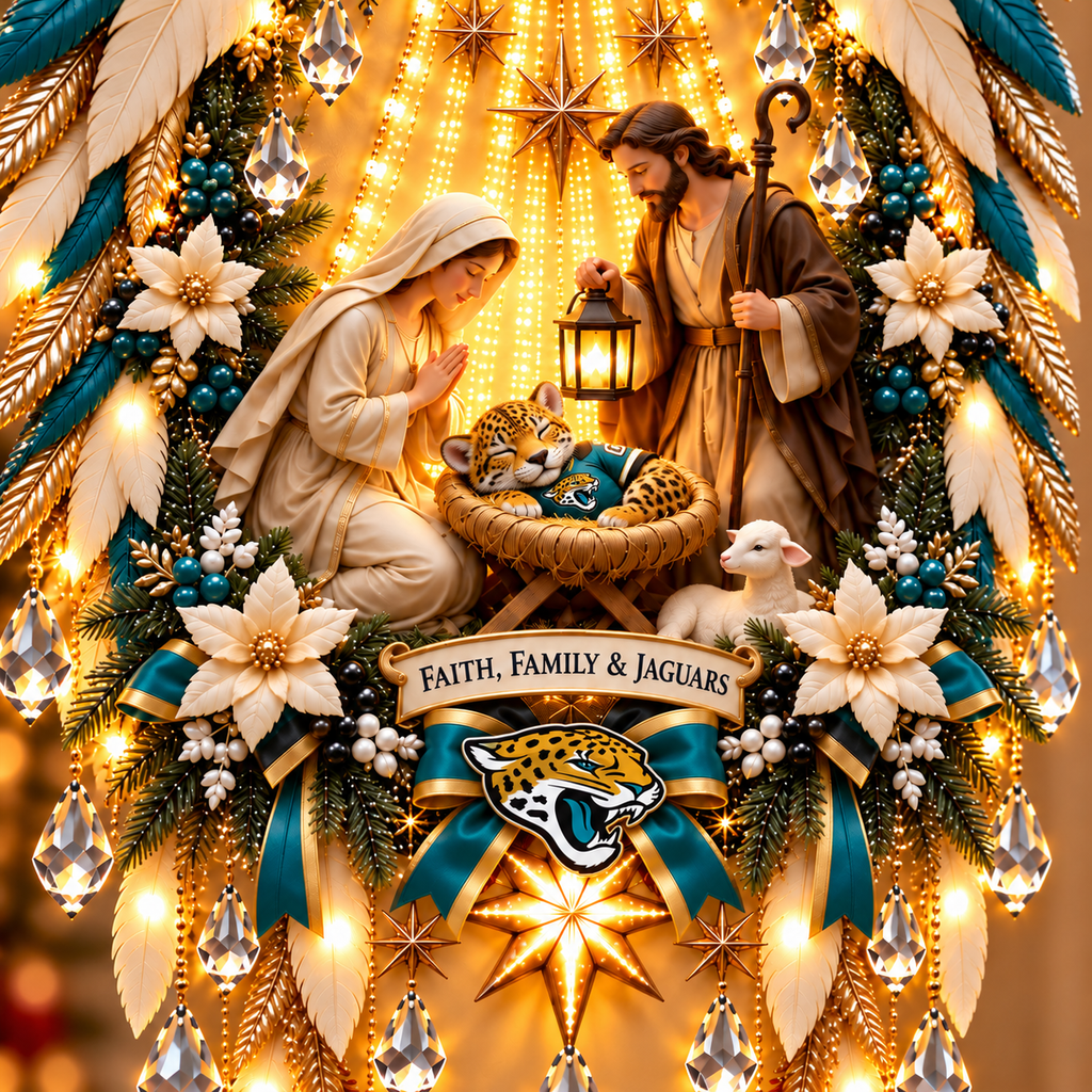 JSVJ Illuminated Christmas Nativity Angel Wings PNPA