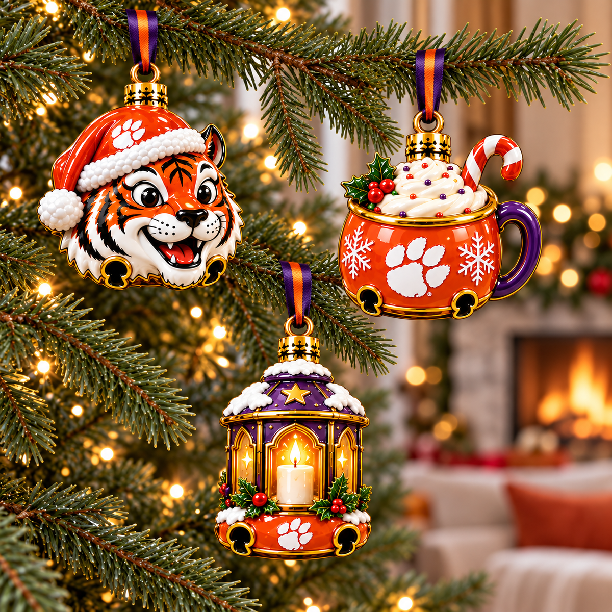 Premium CTFB Christmas Bell Ornament PVNA