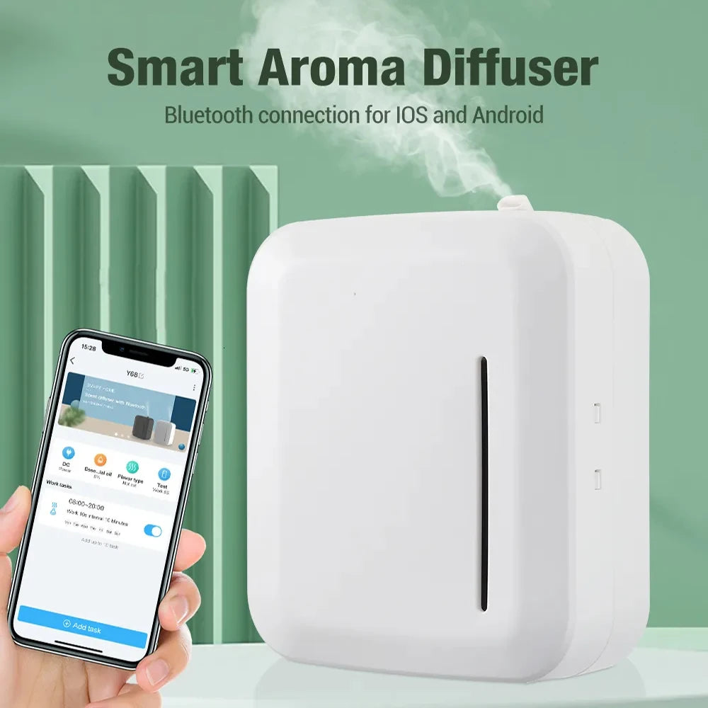 300m³ Aroma Diffuser Wall Mounted Scent Machine Large Area Hotel Air Freshener Lobby Aromatic Device Home Fragrance Diffuser
