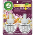 Scented Oil Refill 2 Count Summer Delights Air Freshener with Essential Oils Floral Melon Vanilla Compatible with Plug In