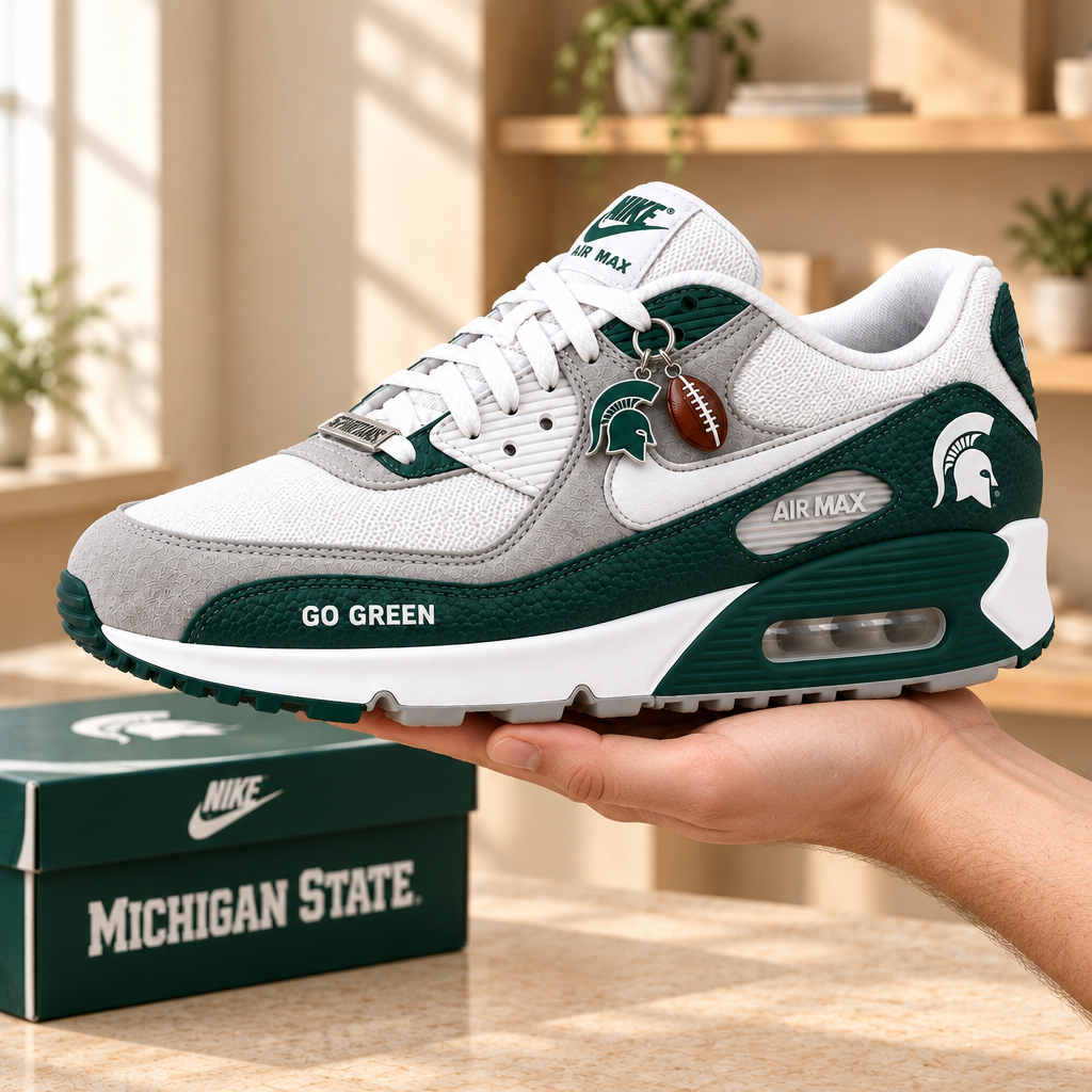 Michigan State Spartans Premium Low-Top Sneakers