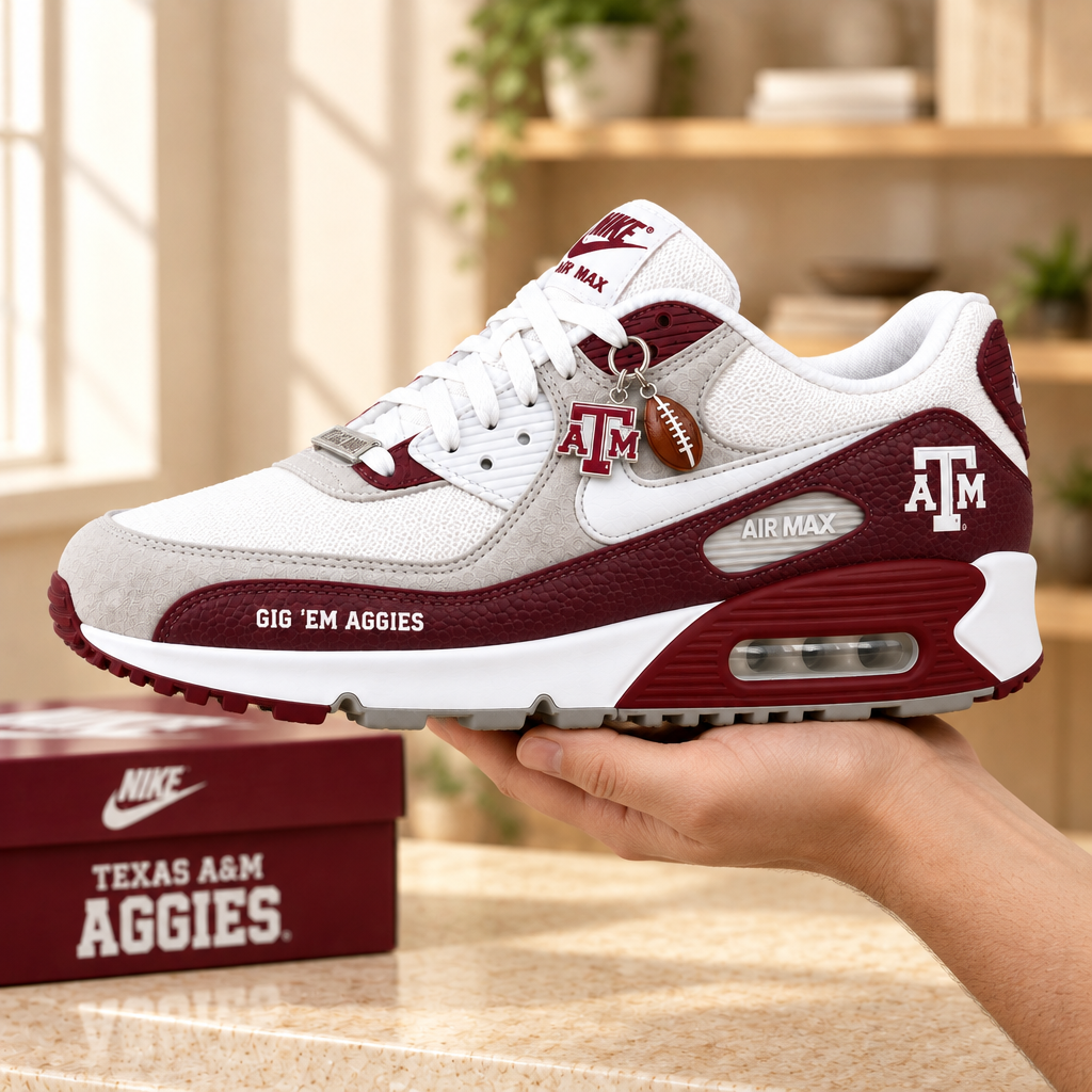 Texas A M Aggies Premium Low-Top Sneakers