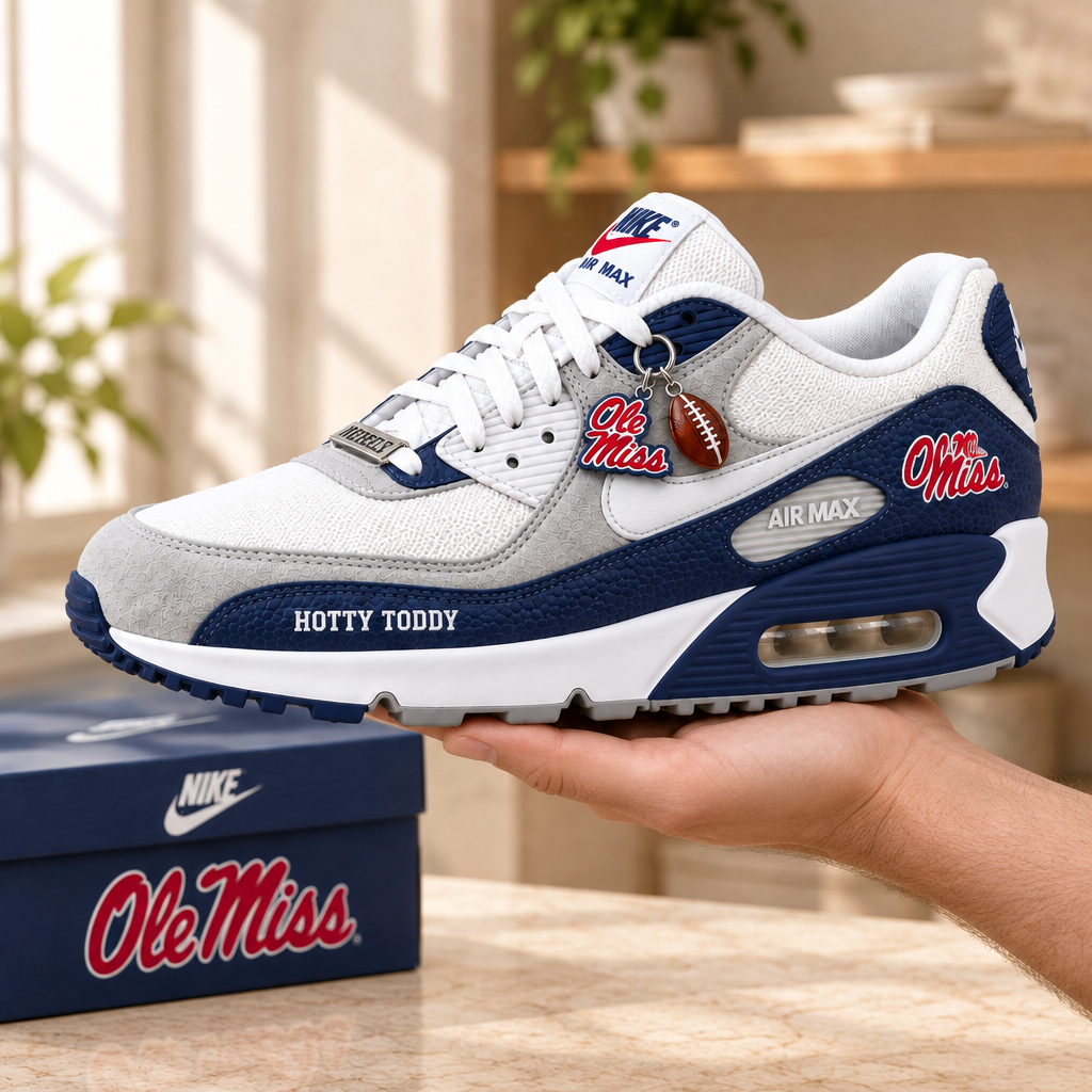 Ole Miss Rebels Premium Low-Top Sneakers