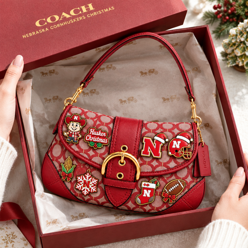 Nebraska Cornhuskers Soho Bag With Charm