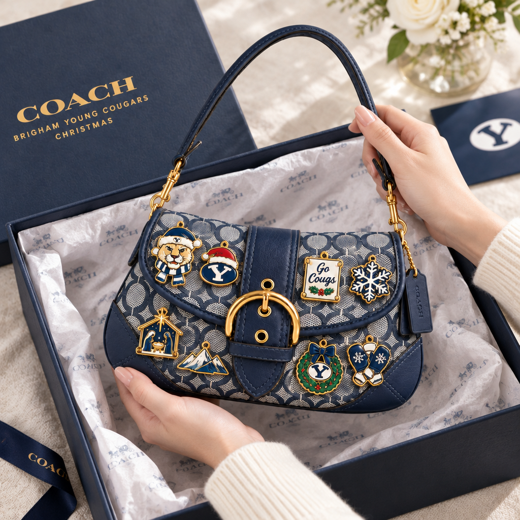 Brigham Young Cougars Soho Bag With Charm