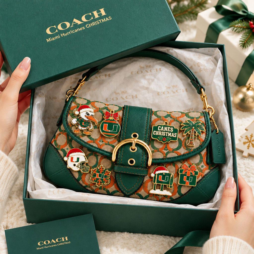 Miami Hurricanes Soho Bag With Charm