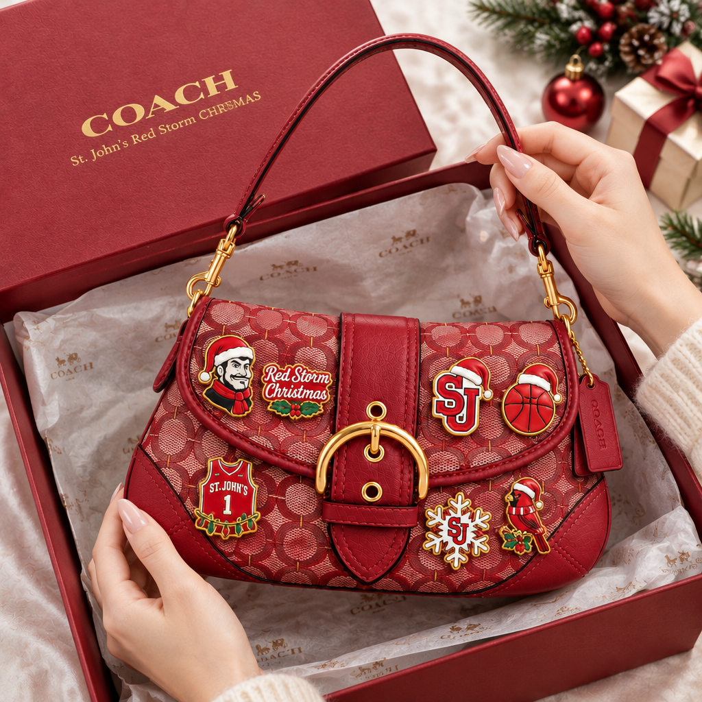 St John S Red Storm Soho Bag With Charm