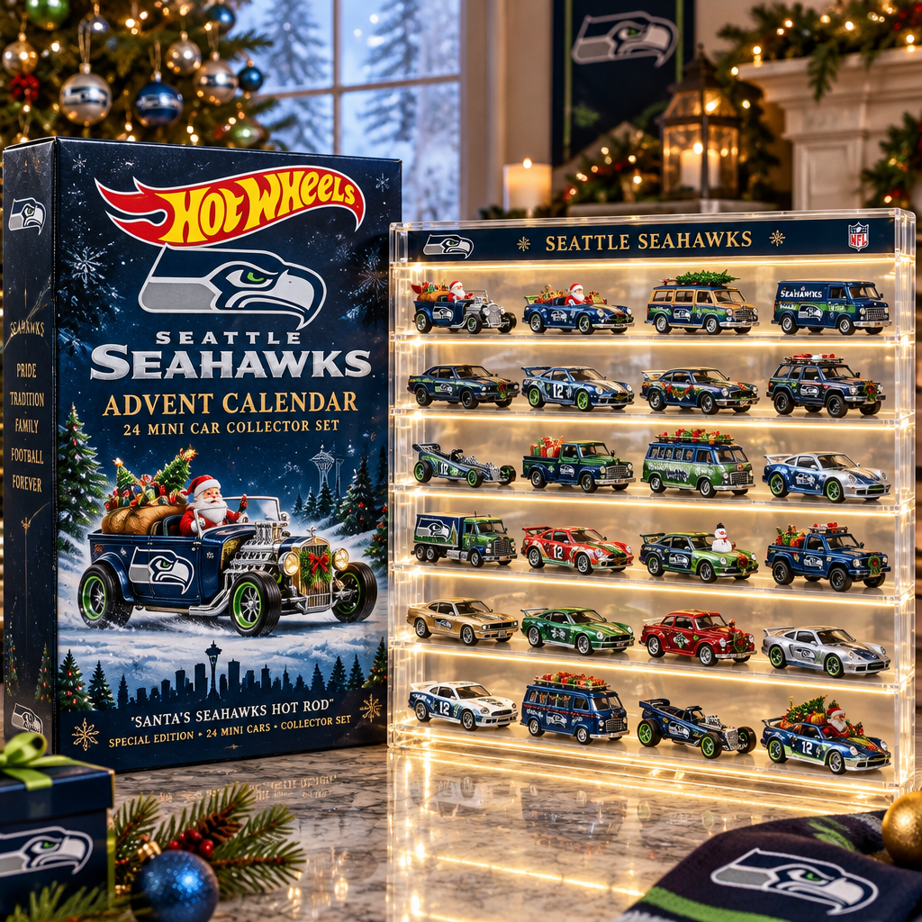 Seattle Seahawks Premium Mini Car Advent Calendar