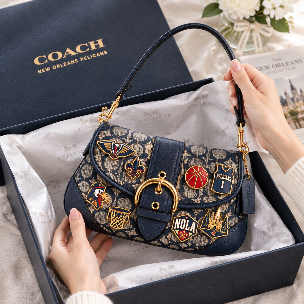 New Orleans Pelicans Soho Bag With Charm