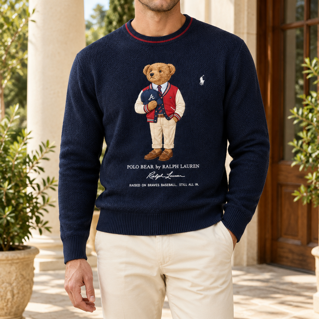 Atlanta Braves Premium Crewneck Sweater