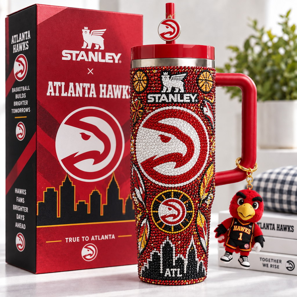 Atlanta Hawks 40oz Tumbler With Handle TTNL