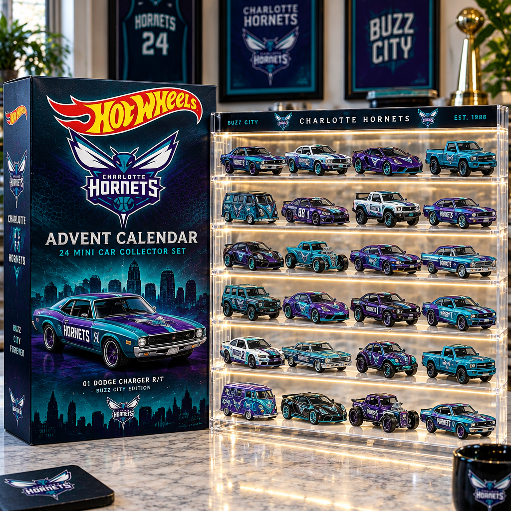 Charlotte Hornets Premium Mini Car Advent Calendar